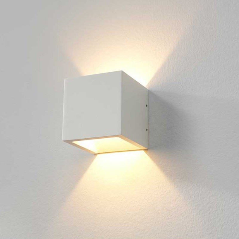 LED Wandlamp 8956 Cube Wit