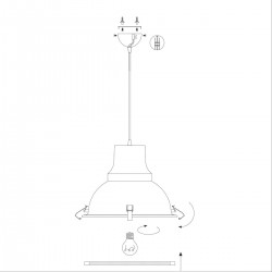 gebruiksaanwijzing - Design hanglamp 5798ZW Parade - Steinhauer