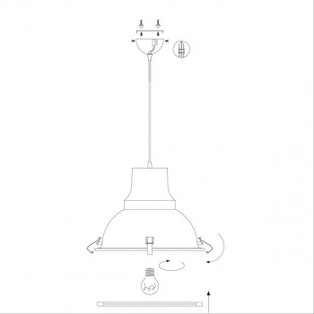 gebruiksaanwijzing - Design hanglamp 5798ZW Parade - Steinhauer